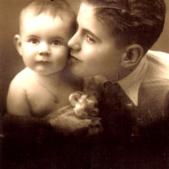Mi abuelo Constancio Farías Espinosa y mi tía Minina